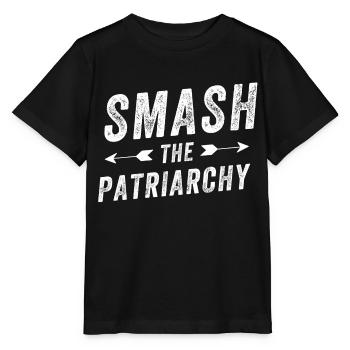 Smash the Patriarchy - Stanley/Stella MINI CREATOR Kids’ T-Shirt - black - Front - Mikhail (115cm)