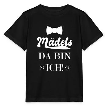 Baby Body Lustig Geschenk - Stanley/Stella Kinder T-Shirt MINI CREATOR  - Schwarz - Vorne - Mikhail (115cm)