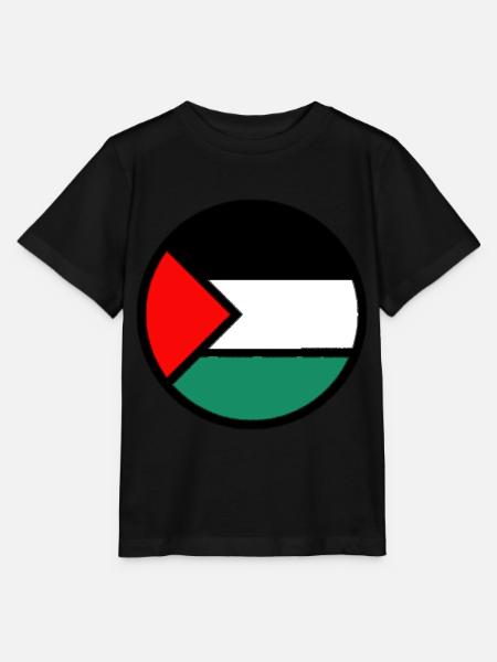 Drapeau palestinien - Stanley/Stella T-shirt MINI CREATOR til børn - sort