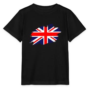 Great Britain British Flag Flag - Stanley/Stella MINI CREATOR Kids’ T-Shirt - black - Front - Mikhail (115cm)
