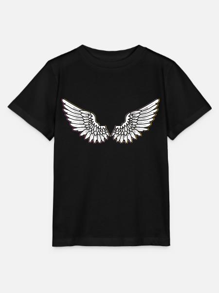 Engelsflügel 7 - Stanley/Stella Kinder T-Shirt MINI CREATOR - Schwarz