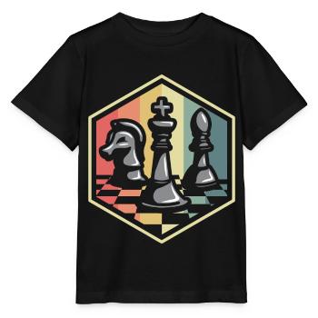 Chess Chess - Stanley/Stella MINI CREATOR Kids’ T-Shirt - black - Front - Mikhail (115cm)