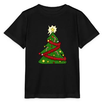 tannenbaum - Stanley/Stella Kinder T-Shirt MINI CREATOR  - Schwarz - Vorne - Mikhail (115cm)