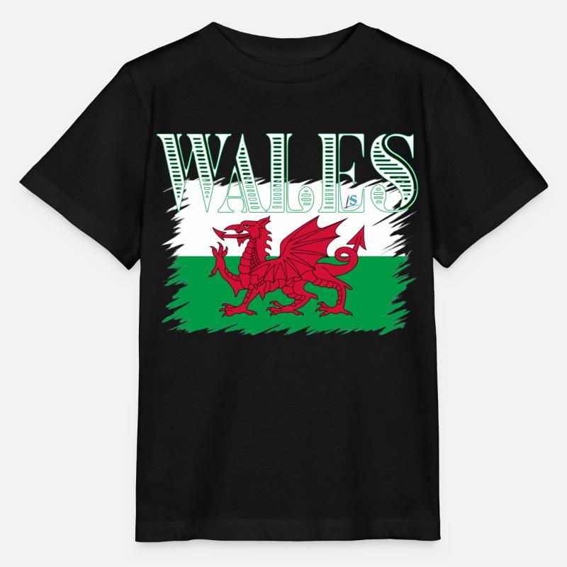 Pays de Galles - T-shirt bio MINI CREATOR Stanley/Stella Enfant - noir