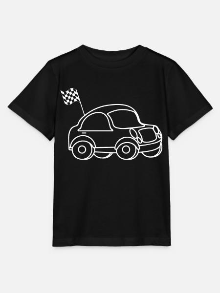 Car Auto - Stanley/Stella Kinder T-Shirt MINI CREATOR  - Schwarz