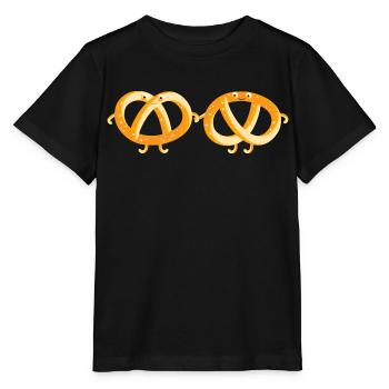 Brezel Paare - Stanley/Stella Kinder T-Shirt MINI CREATOR  - Schwarz - Vorne - Mikhail (115cm)