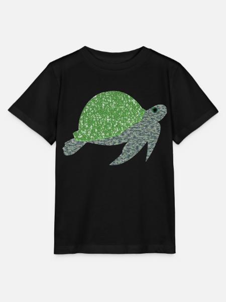 Schildkröte - Stanley/Stella Kinder T-Shirt MINI CREATOR  - Schwarz