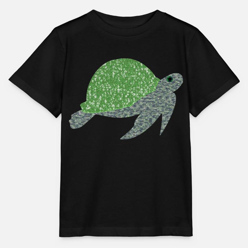 Schildkröte - Stanley/Stella Kinder T-Shirt MINI CREATOR  - Schwarz