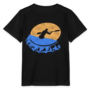 Pagaie - T-shirt bio MINI CREATOR Stanley/Stella Enfant - noir - Devant - Mikhail (115cm)