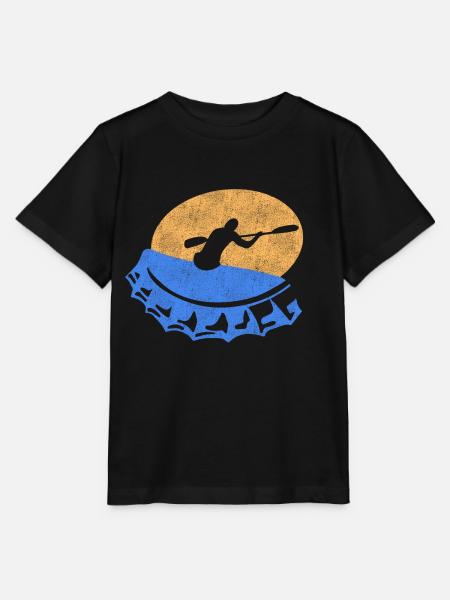 Paddeln - Stanley/Stella Kinder T-Shirt MINI CREATOR - Schwarz