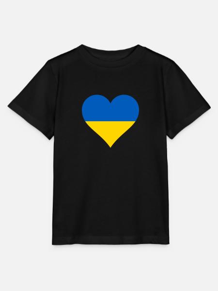 Ukraina Ukraińska Flaga Flaga - Stanley/Stella T-shirt MINI CREATOR til børn - sort