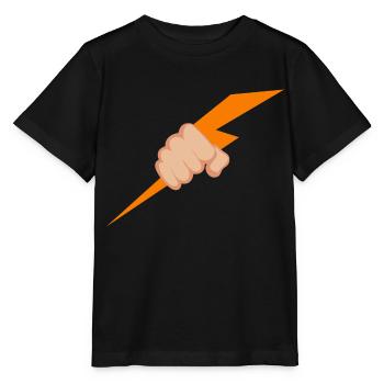 Foudre de main - T-shirt bio MINI CREATOR Stanley/Stella Enfant - noir - Devant - Mikhail (115cm)