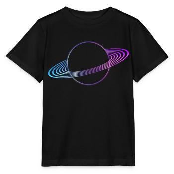 Rings Of Saturn - Stanley/Stella MINI CREATOR Kids’ T-Shirt - black - Front - Mikhail (115cm)