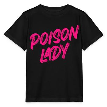 Poison Lady (rose) - T-shirt bio MINI CREATOR Stanley/Stella Enfant - noir - Devant - Mikhail (115cm)