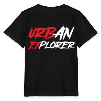 Urban Explorer - Urbex - T-shirt bio MINI CREATOR Stanley/Stella Enfant - noir - Devant - Mikhail (115cm)