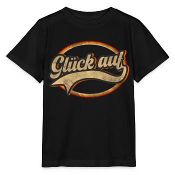 Glück auf - Stanley/Stella Kinder T-Shirt MINI CREATOR  - Schwarz - Vorne - Mikhail (115cm)
