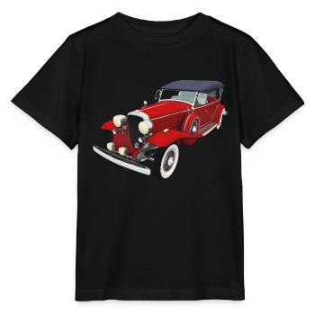 Oldtimer, Auto, Automobil - Stanley/Stella Kinder T-Shirt MINI CREATOR  - Schwarz - Vorne - Mikhail (115cm)