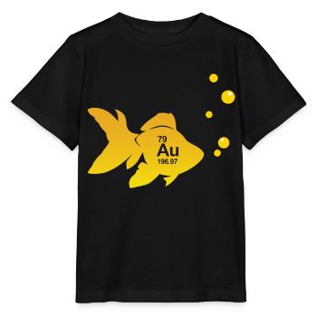 Goldfisch - Stanley/Stella Kinder T-Shirt MINI CREATOR  - Schwarz - Vorne - Mikhail (115cm)
