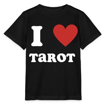 J’aime le Tarot - T-shirt bio MINI CREATOR Stanley/Stella Enfant - noir - Devant - Mikhail (115cm)
