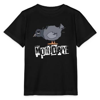 Montag - Stanley/Stella Kinder T-Shirt MINI CREATOR  - Schwarz - Vorne - Mikhail (115cm)