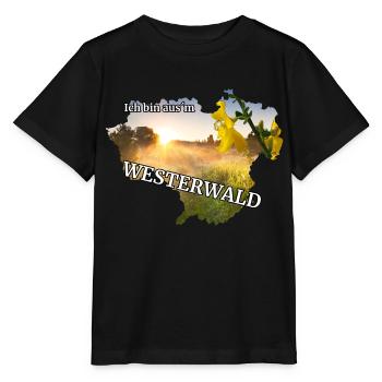 Ich bin aus´m Westerwald - Stanley/Stella Kinder T-Shirt MINI CREATOR  - Schwarz - Vorne - Mikhail (115cm)