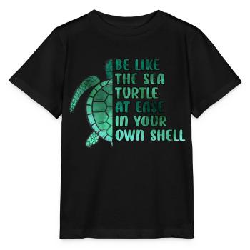 Ocean Sublimation - Stanley/Stella MINI CREATOR Kids’ T-Shirt - black - Front - Mikhail (115cm)