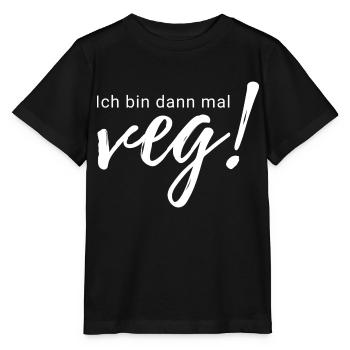 Vegane Veganerin Veganismus Vegetarier Spruch - Stanley/Stella Kinder T-Shirt MINI CREATOR  - Schwarz - Vorne - Mikhail (115cm)