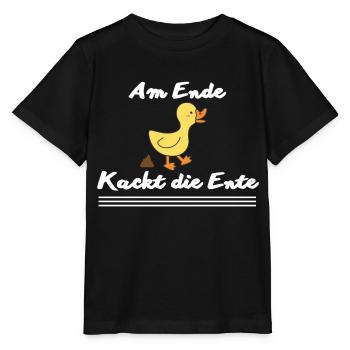 Entenkacke - Stanley/Stella Kinder T-Shirt MINI CREATOR  - Schwarz - Vorne - Mikhail (115cm)