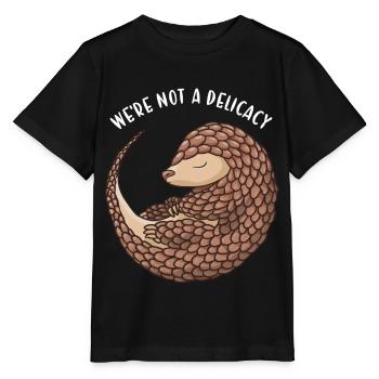 Nous ne sommes pas un pangolin délicat - T-shirt bio MINI CREATOR Stanley/Stella Enfant - noir - Devant - Mikhail (115cm)