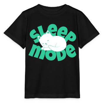 MODE VEILLE CHAT - T-shirt bio MINI CREATOR Stanley/Stella Enfant - noir - Devant - Mikhail (115cm)