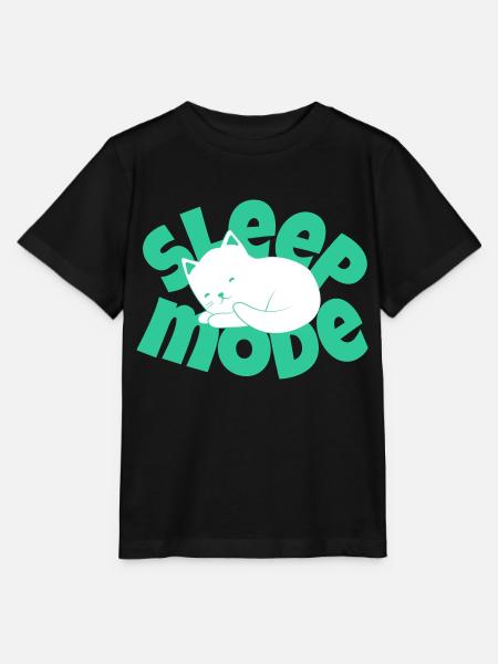 KATZENSCHLAFMODUS - Stanley/Stella Kinder T-Shirt MINI CREATOR  - Schwarz