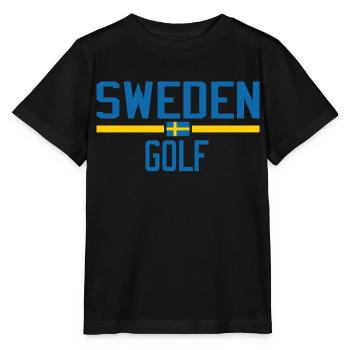 Sweden Golf - Stanley/Stella MINI CREATOR Kids’ T-Shirt - black - Front - Mikhail (115cm)