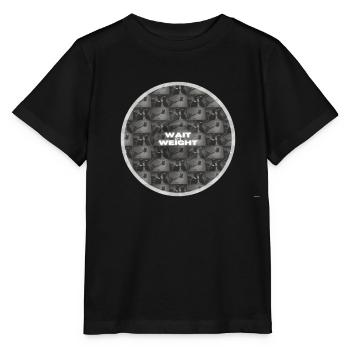 wait 4 weight - Bodybuilding - Stanley/Stella MINI CREATOR Kids’ T-Shirt - black - Front - Mikhail (115cm)