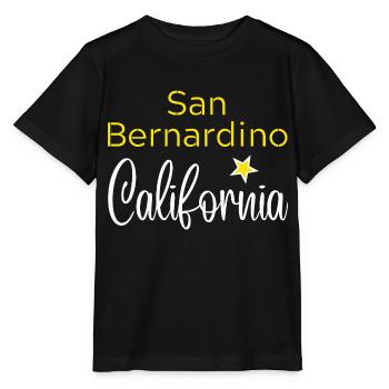 San Bernardino California - T-shirt bio MINI CREATOR Stanley/Stella Enfant - noir - Devant - Mikhail (115cm)