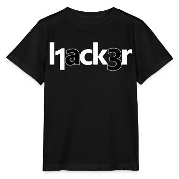 Hacker - Stanley/Stella MINI CREATOR Kids’ T-Shirt - black - Front - Mikhail (115cm)