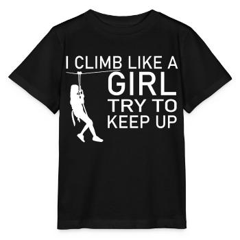 escalade - T-shirt bio MINI CREATOR Stanley/Stella Enfant - noir - Devant - Mikhail (115cm)