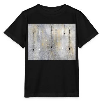 Neuronales Netzwerk - Stanley/Stella Kinder T-Shirt MINI CREATOR  - Schwarz - Vorne - Mikhail (115cm)