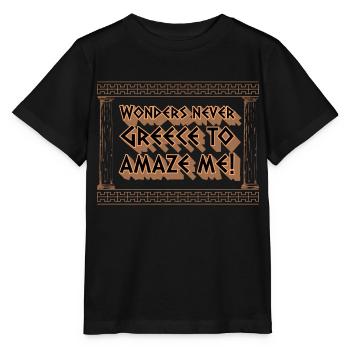 Antike Griechische Mythologie und Griechisches - Stanley/Stella Kinder T-Shirt MINI CREATOR  - Schwarz - Vorne - Mikhail (115cm)