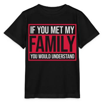 you would understand quote - Stanley/Stella MINI CREATOR Kids’ T-Shirt - black - Front - Mikhail (115cm)