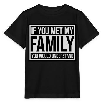 you would understand quote - Stanley/Stella MINI CREATOR Kids’ T-Shirt - black - Front - Mikhail (115cm)