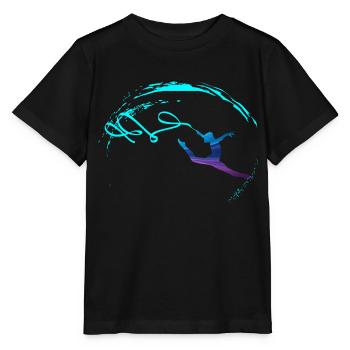 Gymnastique rythmique - T-shirt bio MINI CREATOR Stanley/Stella Enfant - noir - Devant - Mikhail (115cm)