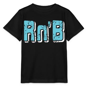 Retro Vintage Rn'B Cool Rhythm & Blues Lover - Stanley/Stella MINI CREATOR Kids’ T-Shirt - black - Front - Mikhail (115cm)