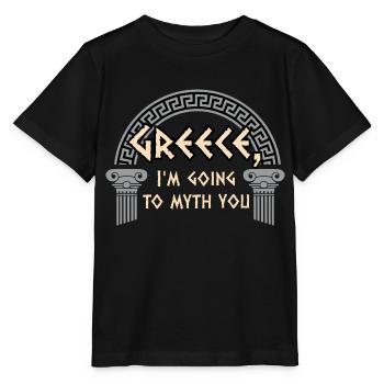 Antike Griechische Mythologie und Griechisches - Stanley/Stella Kinder T-Shirt MINI CREATOR  - Schwarz - Vorne - Mikhail (115cm)