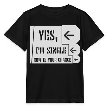 célibataire maintenant votre chance - T-shirt bio MINI CREATOR Stanley/Stella Enfant - noir - Devant - Mikhail (115cm)