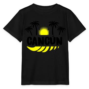 Cancun - T-shirt bio MINI CREATOR Stanley/Stella Enfant - noir - Devant - Mikhail (115cm)