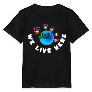 Dicton de la Terre - T-shirt bio MINI CREATOR Stanley/Stella Enfant - noir - Devant - Mikhail (115cm)