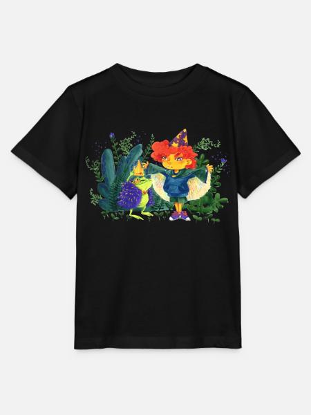 Ein Wunsch frei - Stanley/Stella Kinder T-Shirt MINI CREATOR - Schwarz