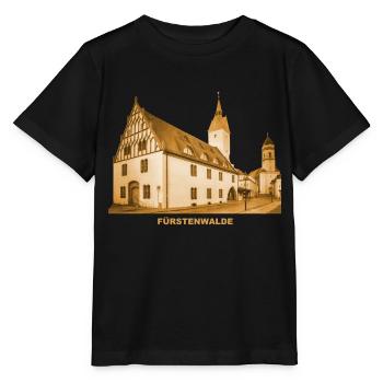 Cathédrale de Fürstenwalde St. Marien Spree Brandenburg - T-shirt bio MINI CREATOR Stanley/Stella Enfant - noir - Devant - Mikhail (115cm)