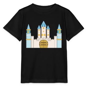 Prinzenburg blau, weiß und gold - Stanley/Stella Kinder T-Shirt MINI CREATOR  - Schwarz - Vorne - Mikhail (115cm)
