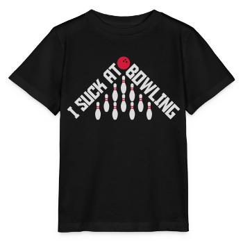 Je suis nul au bowling - T-shirt bio MINI CREATOR Stanley/Stella Enfant - noir - Devant - Mikhail (115cm)